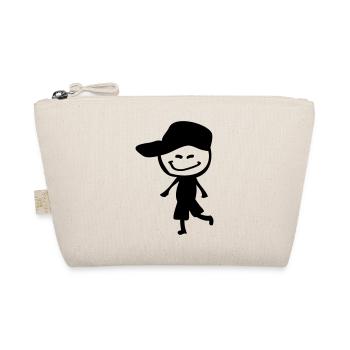 Sourire garçon dans le chapeau - Trousse biologique - nature - Devant