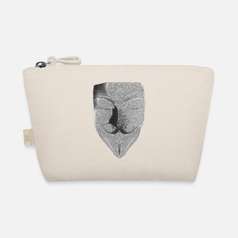 Anonymous v wie vendetta maske Bio-Täschchen