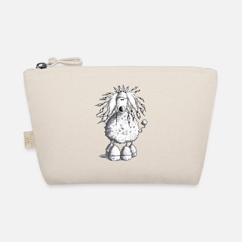 Wuscheliger Pudel - Hund - Bio-Täschchen - Natur