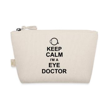 keep calm i'm a eye doctor kg10 - Trousse biologique - nature - Devant