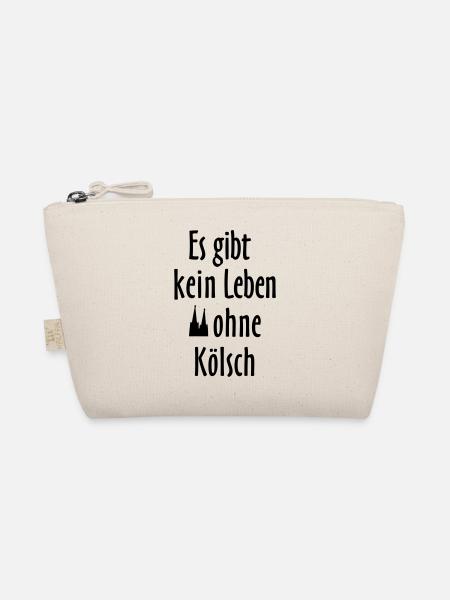 In Köln gibt es kein Leben ohne Kölsch - Bio-Täschchen - Natur - Vorne
