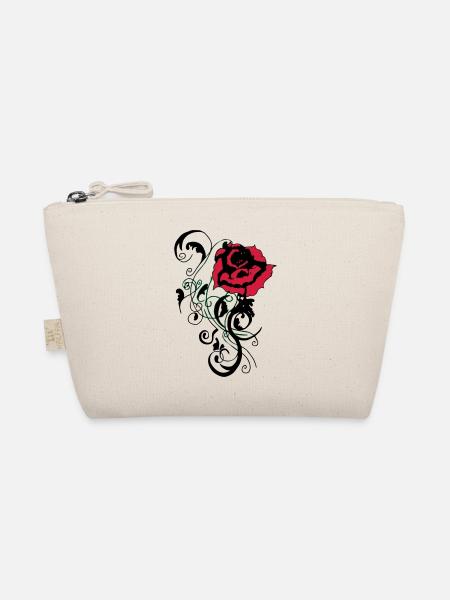 Rose - Bio-Täschchen - Natur - Vorne