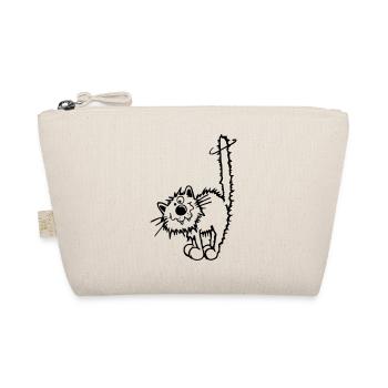 Naughty cat - Organic Pouch - nature - Front