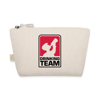 party logo drinking team - Bio-Täschchen - Natur - Vorne