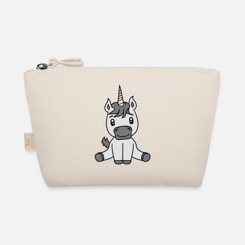 poulain licorne licorne douce mignon assis cheval Trousse biologique
