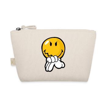 Smiley Anger Vengeful - Bio-Täschchen - Natur - Vorne