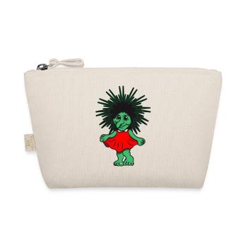 troll fille douce cher robe dessin animé drôle spi - Trousse biologique - nature - Devant
