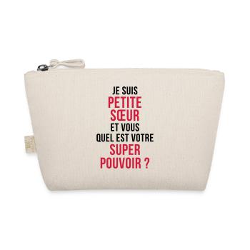 Soeur Soeurette Frère Naissance Bébé Sœur - Trousse biologique - nature - Devant