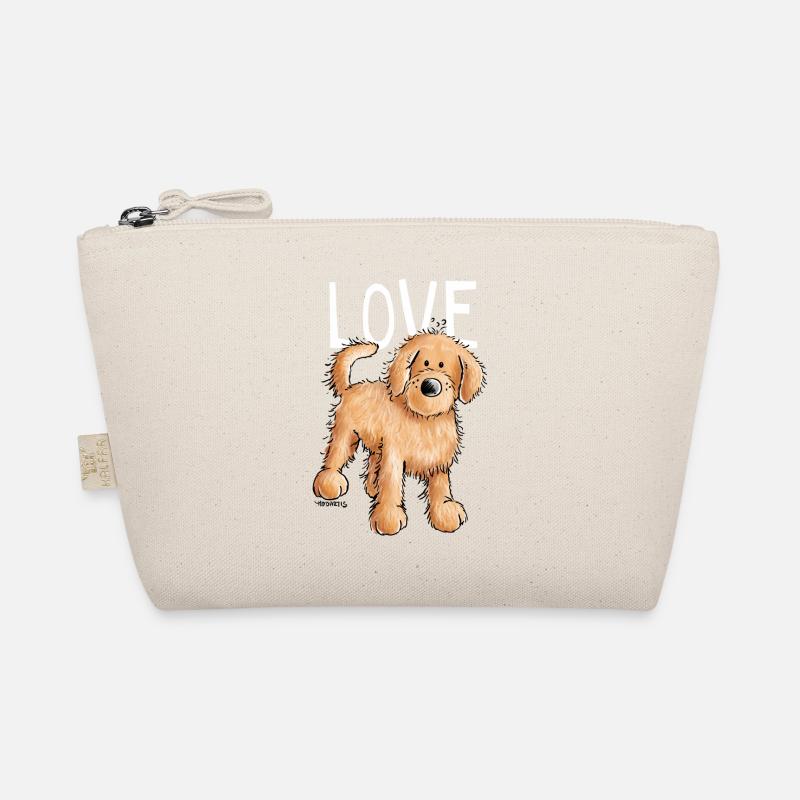 Doodle In Love - Goldendoodle - Hund - Geschenk - Bio-Täschchen - Natur