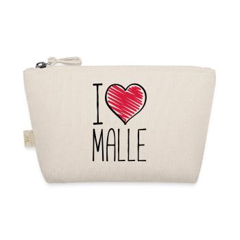 i love malle - Bio-Täschchen - Natur - Vorne