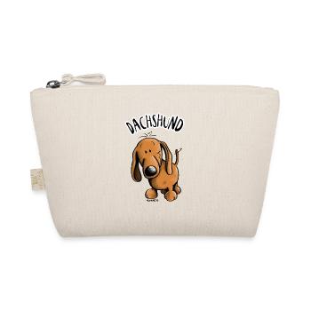 Drolliger Dachshund - Dackel - Teckel - Bio-Täschchen - Natur - Vorne