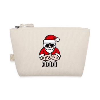 xoxoxo xoxo xo ho câlins et bisous père Noël - Trousse biologique - nature - Devant