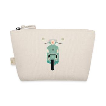 Green scooter - Organic Pouch - nature - Front