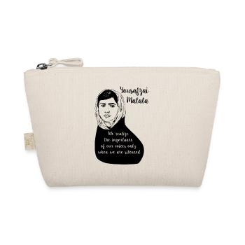 Yousafzai Malala quote t shirt - Organic Pouch - nature - Front