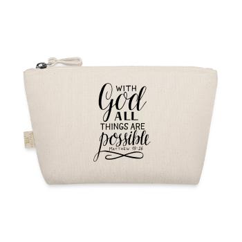 Avec Dieu - Trousse biologique - nature - Devant