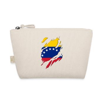 Venezuela flag torn motif - Organic Pouch - nature - Front