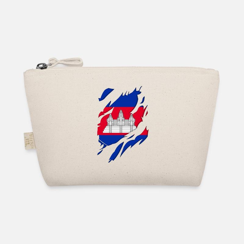 Motif déchiré du drapeau du Cambodge Trousse biologique