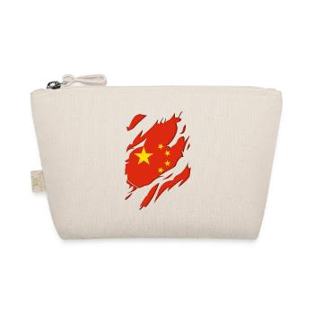 Motif déchiré du drapeau de la Chine - Trousse biologique - nature - Devant