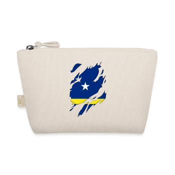 Motif déchiré du drapeau de Curaçao - Trousse biologique - nature - Devant