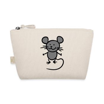 Maus - Bio-Täschchen - Natur - Vorne