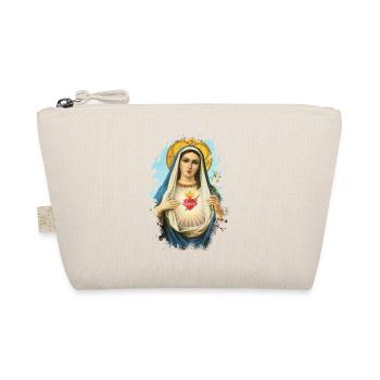 Holly Mary Maria Madonna Mariana Virgin Mary - Organic Pouch - nature - Front