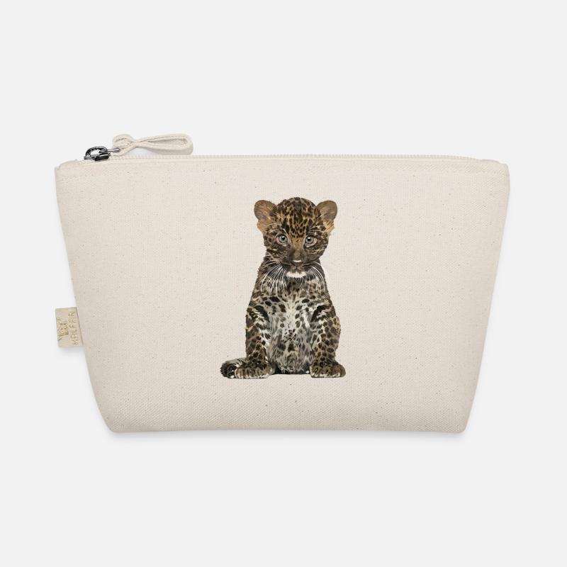 Leopard - Organic Pouch - nature