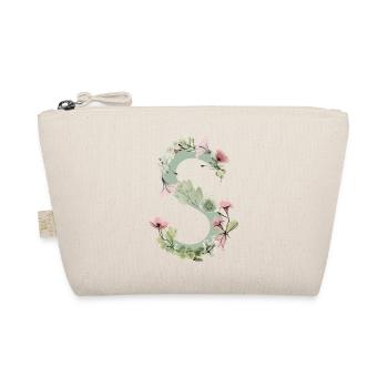 Lettre S avec des fleurs - Trousse biologique - nature - Devant