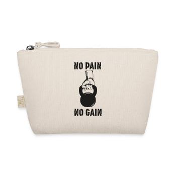 Cool Fitness Kettlebell no pain no gain gift - Organic Pouch - nature - Front