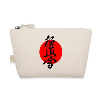 Kyokushin written in Japanese kanji - Organic Pouch - nature - Front