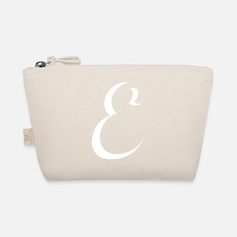 Letter E, Name, der Buchstabe E - Bio-Täschchen - Natur