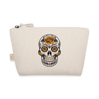 Mexican skull - Organic Pouch - nature - Front