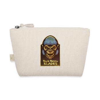 blue berry blades monkey robot - Organic Pouch - nature - Front