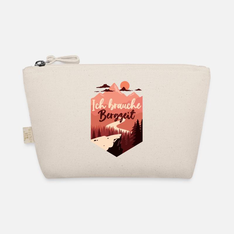 Brauche Bergzeit Geschenk wandern Geschenkidee Bio-Täschchen