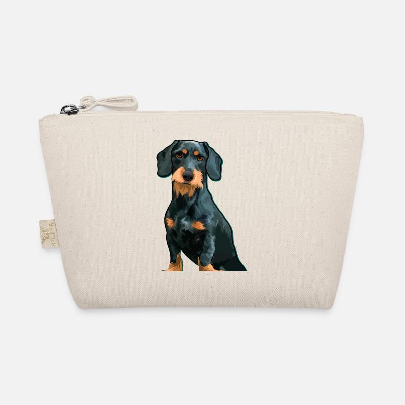 Dachshund, Dackel, Kurzhaardackel, Illustration - Bio-Täschchen - Natur