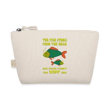 The fish stinks from the head. Fish stinks head - Organic Pouch - nature - Front