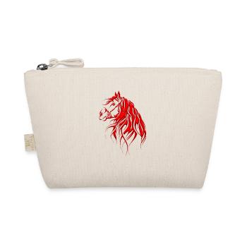 Horse - horse - race animal - Organic Pouch - nature - Front