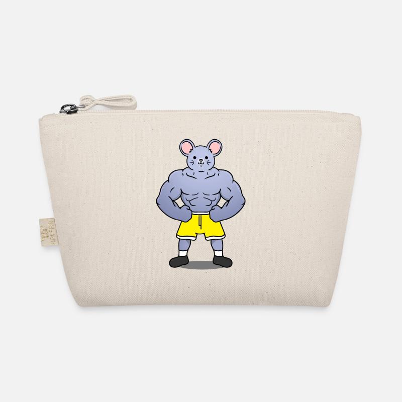 Muskulöse Maus Bio-Täschchen