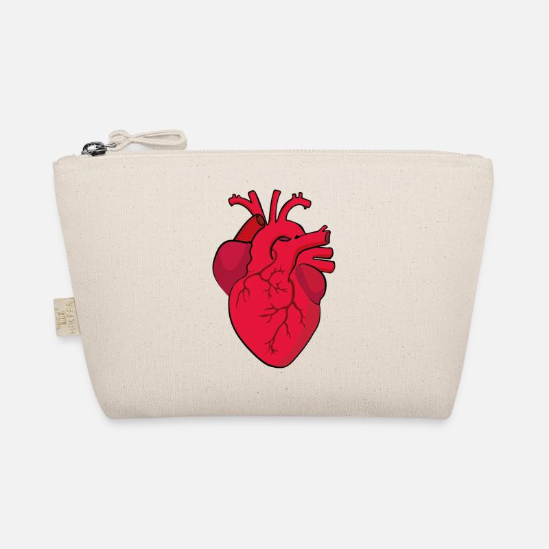 herz anatomisch Bio-Täschchen