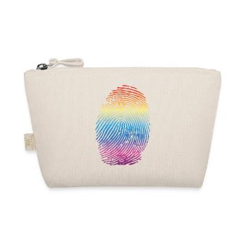 Gay Regenbogen LGBT Pride - Bio-Täschchen - Natur - Vorne