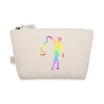 Rhythmische Sportgymnastik Seil RSG Geschenkidee - Bio-Täschchen - Natur - Vorne