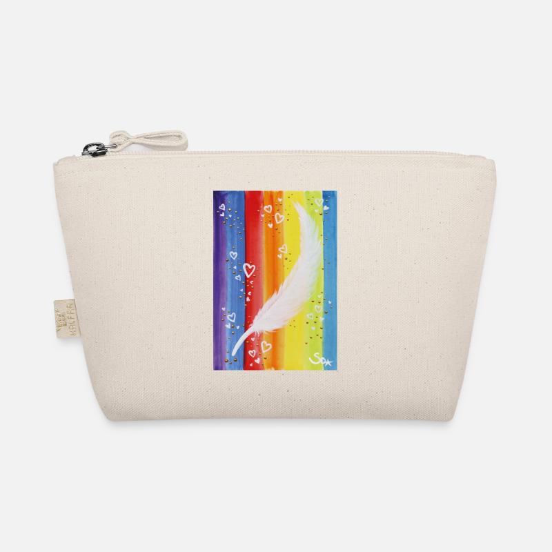 Rainbow Feather - Sonja Ariel von Staden Organic Pouch