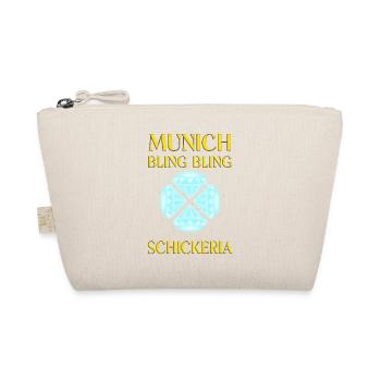 Munich Bling Bling Schickeria - Organic Pouch - nature - Front