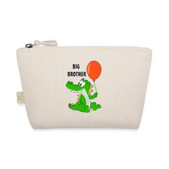 Big Brother Cute Animal - Organic Pouch - nature - Front