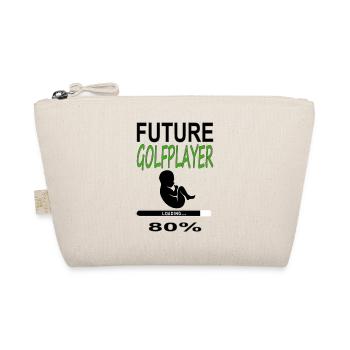 futur joueur de golf 80% cadeau bébé né - Trousse biologique - nature - Devant