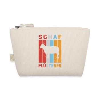 Schaf Flüsterer Schafe Schafbock Lamm Schäfer - Bio-Täschchen - Natur - Vorne