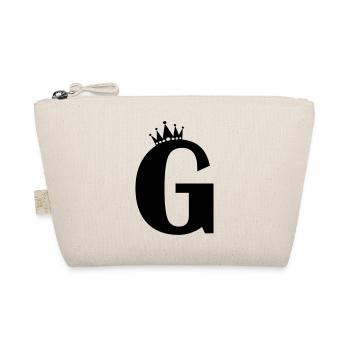 lettre G couronne - Trousse biologique - nature - Devant
