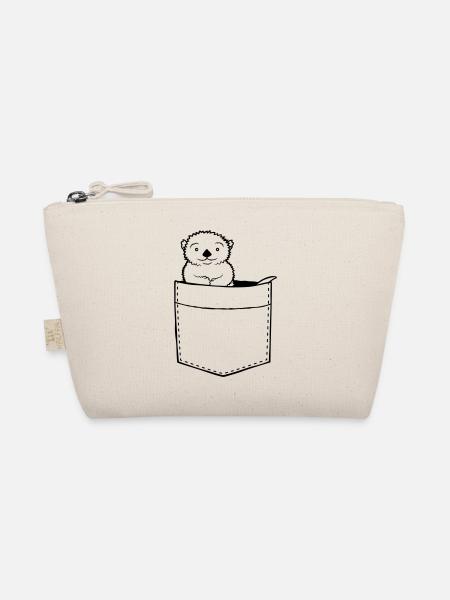 Sac chemise Otter Design - Trousse biologique - nature - Devant