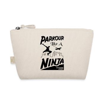 Parkour like a Ninja - Organic Pouch - nature - Front