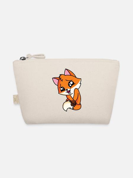 Glücklicher Fuchs - Bio-Täschchen - Natur