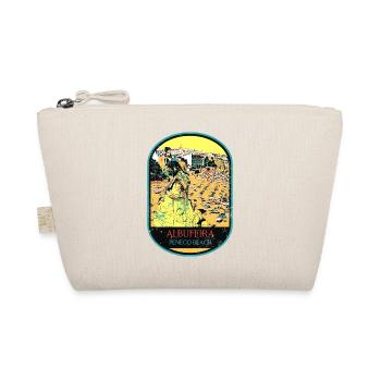 Albufeira Algarve Portugal, beach summer retro sun - Organic Pouch - nature - Front